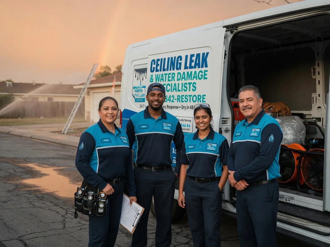 Ceiling Leak Cleanup company in Garrison, MN