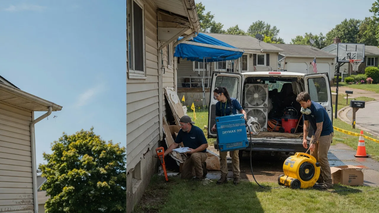 Ceiling Leak Cleanup in Garrison, MN near me